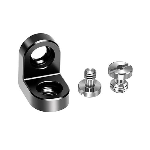 NovelGoal Right Angle Expansion Video Monitor Support Bracket with 1/4 "3/8" Screw Locating Pins for Tripod Head Adapter Mount for Camera Cage