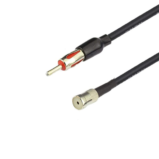 RedYutou car Radio Antenna CD Player Antenna Modification line ISO to DIN Cable,10in/25CM
