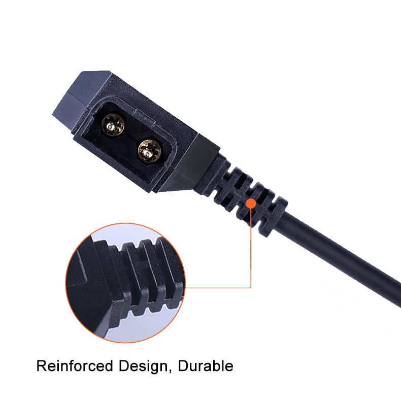 BMPCC D-Tap to 4K 6K Pro Power Cable Suitable for Blackmagic Pocket Cinema Camera 4K and Gold Mount V Mount Battery, Weipu SF6 2 Pin Female to P