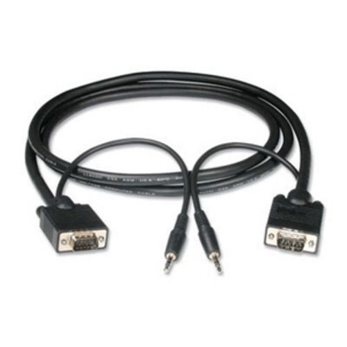 C2G/Cables to Go 35FT HD15+3.5MM Monitor Cable
