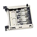 PhotoTrust Camera SD Memory Card Reader Slot Holder Replacement Metal Compatible with Nikon D610 D600 D5200 D3200 Replacement Part Digital Camera