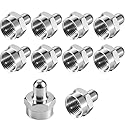 F-Type Coax Cap Cover, 10 Pack 75 Ohm Coaxial Terminator for Unused Coax Jacks, Splitters, Amplifier, Coaxial Cables, TV Antennas, Wall Plates