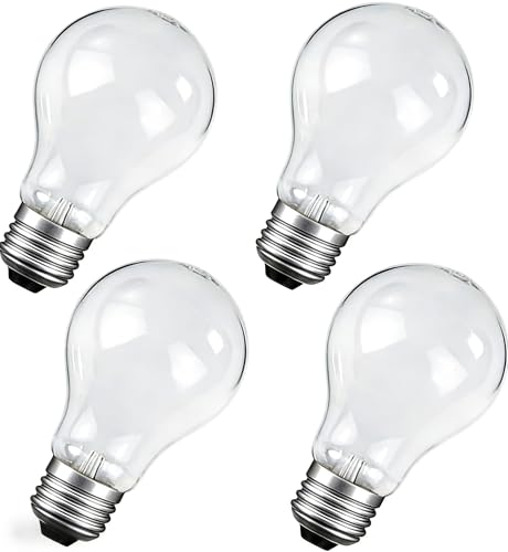 MOAKRIN50 Watt LEDLight Bulbs, A19 Frosted LED Rough Service Light Bulb
