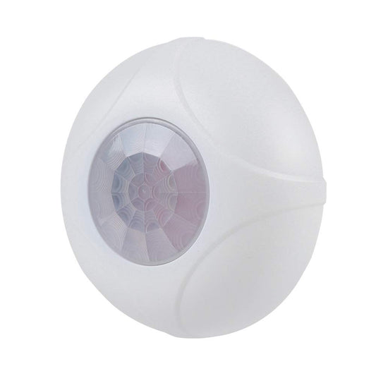 Alarm Motion Sensor, Wired, 360º, Flame-Retardant Shell, Top Mounted or Ceiling Type, Ideal of Indoor Shop/Office/Home Security, Infrared Detector