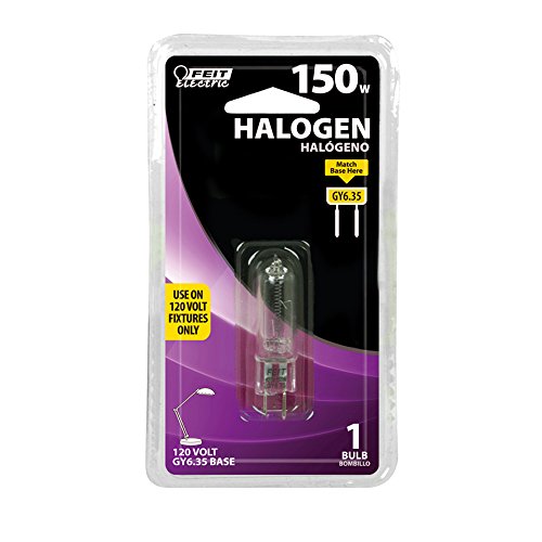 Feit Electric 150-Watt Dimmable Bright White T4 Halogen Appliance/Light Fixture Light Bulb