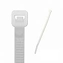 NavePoint 12 Inch Nylon Cable Wire Zip Tie 40 lbs - Natural White 200 Pack Lot Pcs Qty