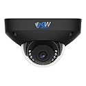GW Security 6K 12MP TAA & NDAA Compliant Smart AI PoE IP Microhone Black Dome Security Camera (GW1263201M)