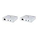 Monoprice 4K HDMI Extender Over Ethernet - CAT5e/6/7, 70 Meters (229 Feet) Power Over Cable (PoC) HDMI Loop Out, Smart EDID, IR Bidirectional