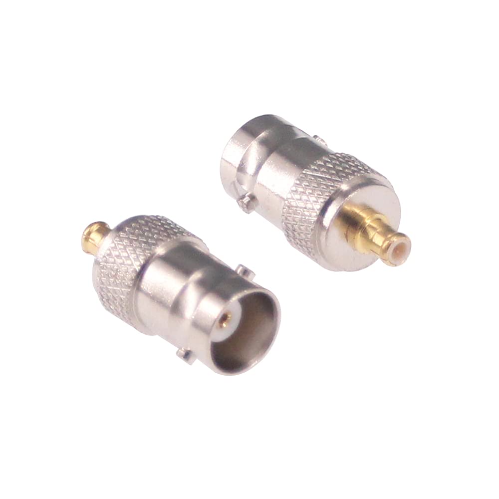 RFaha 4pcs MCX Male to BNC Female Connector RF Coaxial Coax Adapter(F70-4)