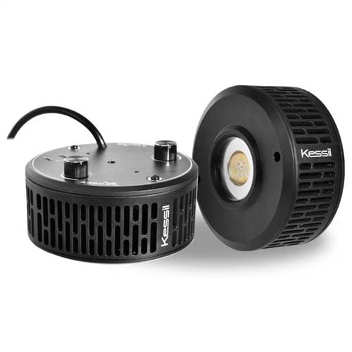 Kessil Three A360X Tuna Blue LED Lights, WiFi Dongle, Three Goosenecks & Reefractometer Bundle (8 Items)