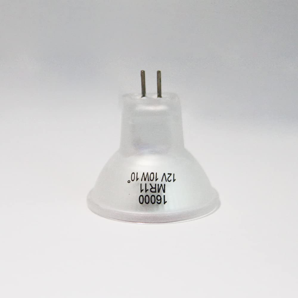 10-Pack Green Energy 10W 12V MR11 Halogen Lamp SPOT GU4 Base (Open Face)