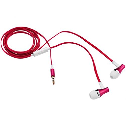 Wired Earphones Hi-Fi Sound Headphones Handsfree Mic Headset Metal Earbuds Compatible with Coolpad Legacy - Legacy Brisa - Legacy S - REVVL Plus