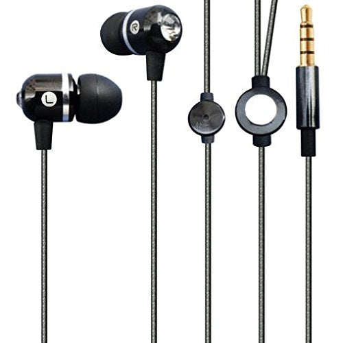 Wired Earphones Hi-Fi Sound Headphones Handsfree Mic for Galaxy Tab S6 Lite 10.4 - Headset Metal Earbuds in-Ear Earpieces Microphone Compatible…