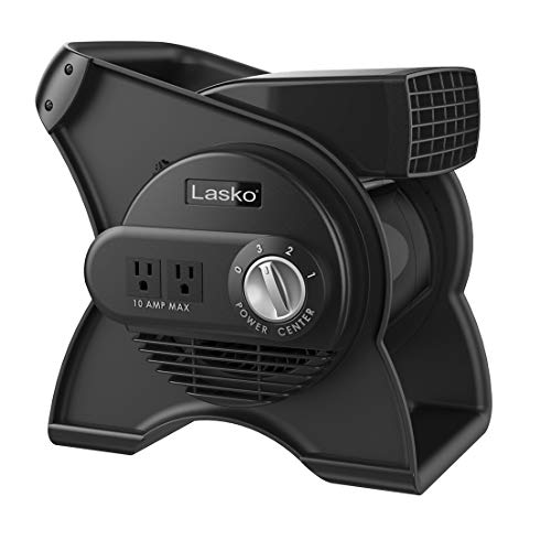 Lasko Pivoting High Velocity Portable Utility Fan - 12" - U12104 - Black