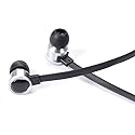 Dual Electronics Painted Tunes A1K Tangle-Free Flat Wire Noise Reducing Earbuds with Built-in Microphone & Carrying Case Black