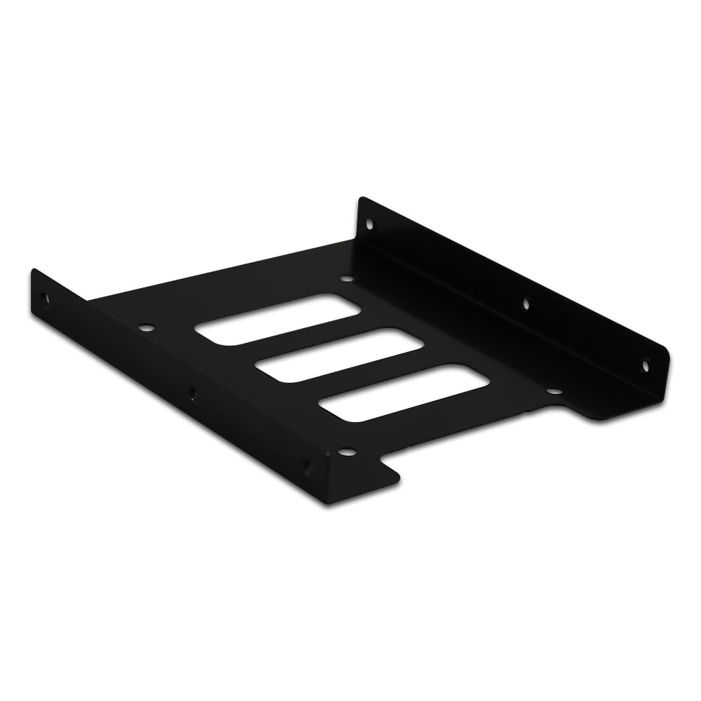 Fenzer SSD Mounting Bracket 2.5 to 3.5 Adapter [2 Pack], SSD Bracket SSD Tray Adapter 2.5" to 3.5" HDD SSD Hard Disk Drive Bays Holder Metal Mounting