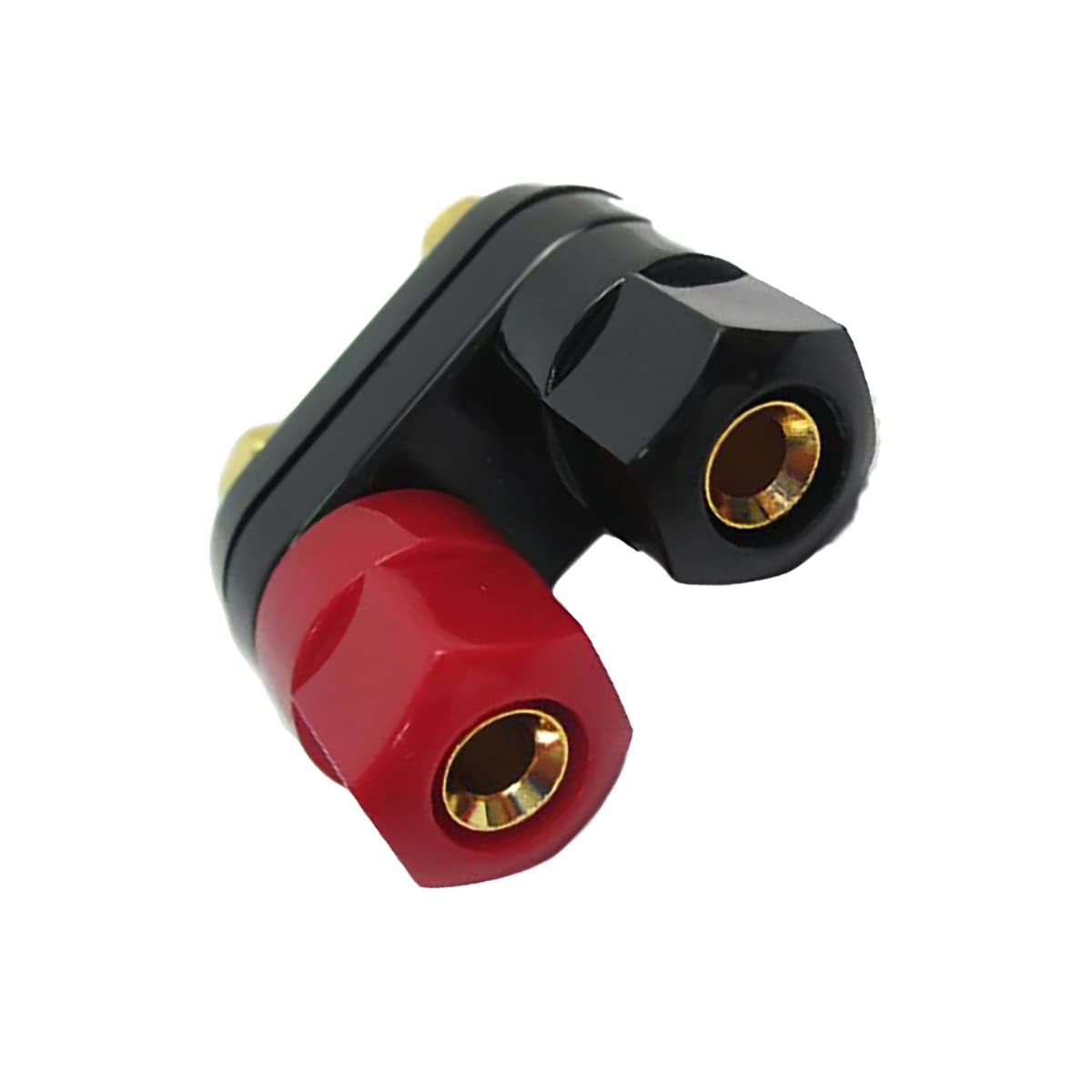 Sopepoyie 8PCS Terminal Binding Post Gold Plated Insulated Terminal Dual 2 Way Female Banana Plug Jack