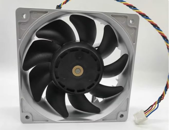 9SG1212P1G01 DC12V 4A 120x120x38mm 4-Wire Aluminium Frame Cooling Fan