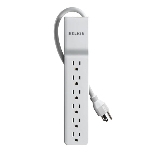 Belkin BE106000 6-Outlet Commercial Power Strip Surge Protector with 10-Foot Power Cord, 700 Joules (BE106000-10)