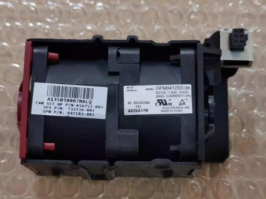 GFM0412SS 654752-003 DC12V 1.82A Server Fan