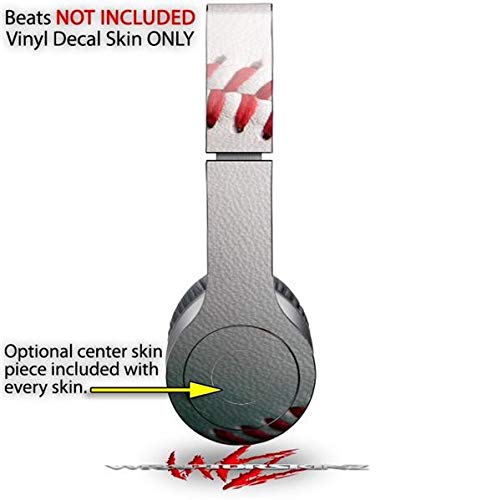 Skin Decal Wrap Works with Original Beats Solo HD Headphones Baseball Skin Only (Headphones NOT Included)