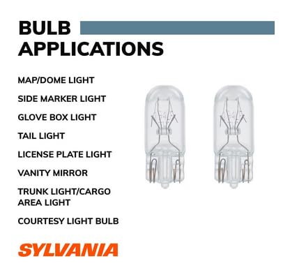 Sylvania Bulb 194Pack of 10 Bulbs