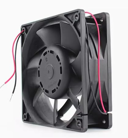Ailsa Hexi AFB1224GHE DC24V 1.60A 5200RPM 240CFM 120x120x38mm 2-Wire Cooling Fan