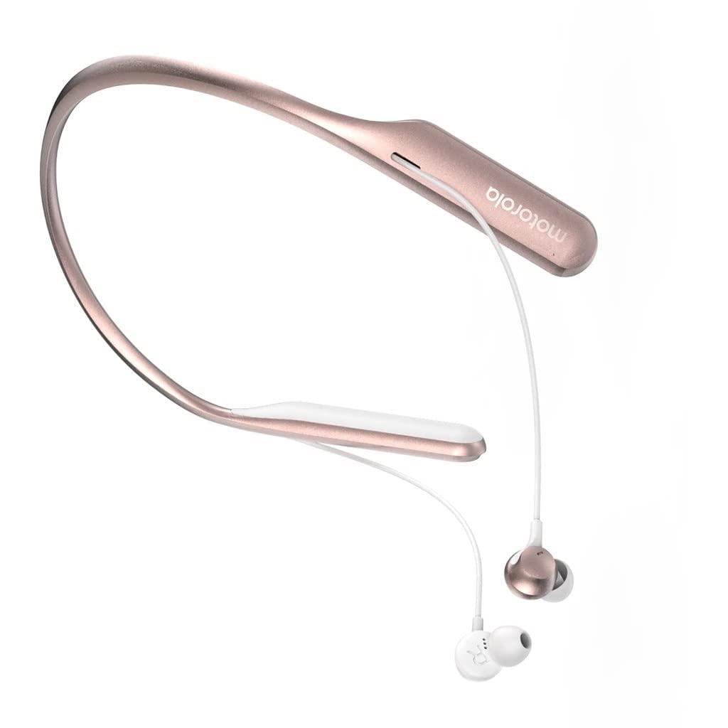 MOTOROLA Ververap 200 Wireless in-Ear Headphones, Compatible with Alexa - Rose Gold