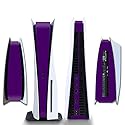 Side Protective Film Sticker PS5 Disk Edition Skin Sticker Decal Cover for PS5 Console (Purple)