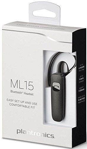 Plantronics 204666-05 ML15 Bluetooth Headset (Renewed)