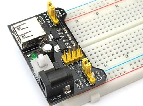 CorpCo MB102 Breadboard Power Supply Module 3.3V/5V for Arduino Board Solderless Breadboard