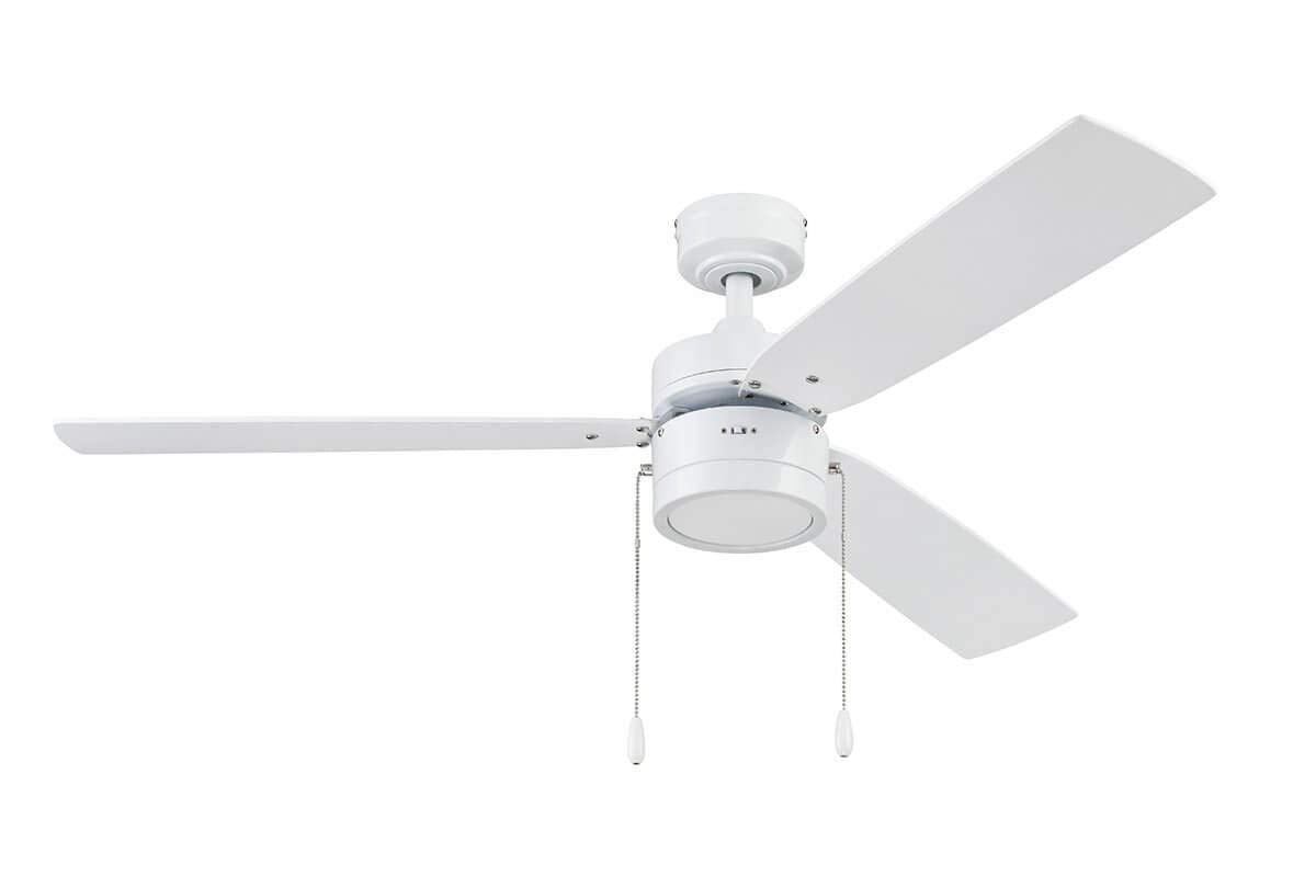 Portage Bay 51494 Madrona Ceiling Fan, 52, White