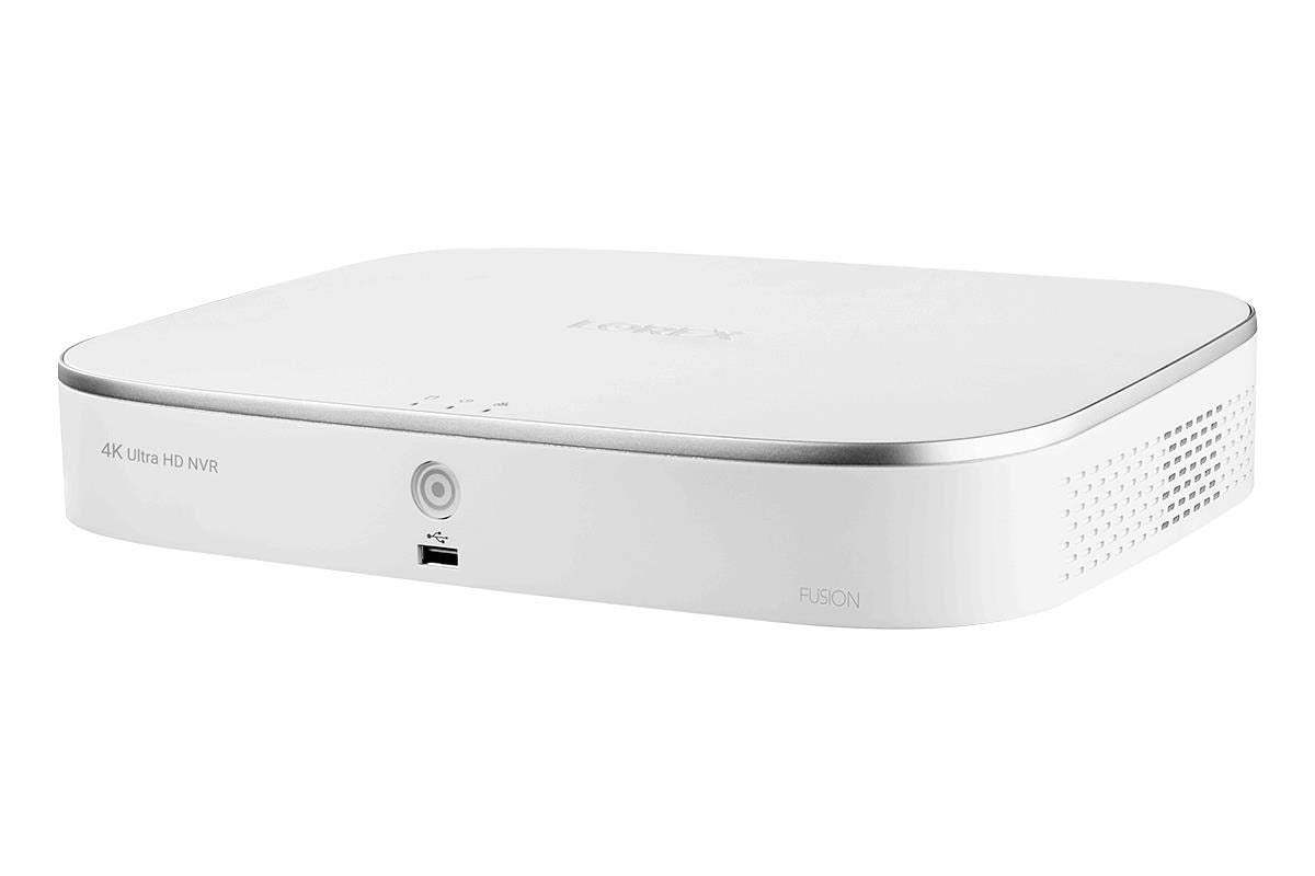 Lorex N842A82 4K Ultra HD 8 Channel 2TB IP Security System Network Video Recorder (NVR) with Smart Motion Detection, Voice Control and Fusion