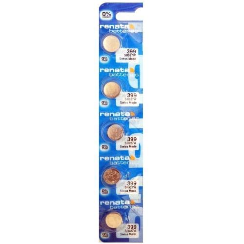 399/395 / SR927SW Renata Silver Oxide Button Battery (5)