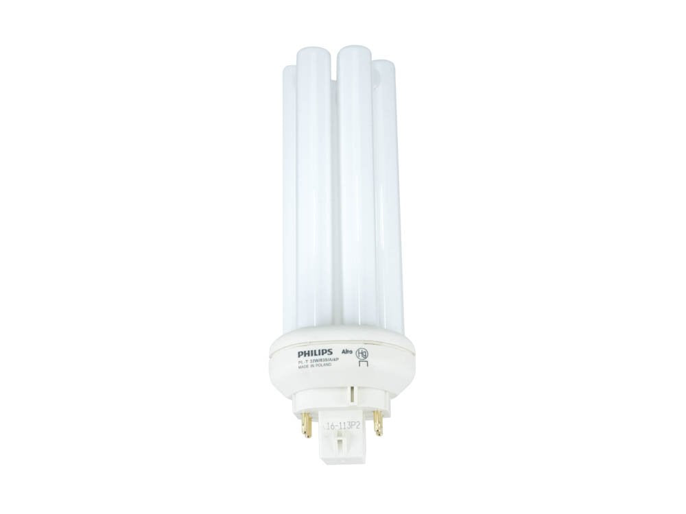Philips 32W 4 Pin GX24q3 Neutral White Long Triple Twin Tube CFL Bulb