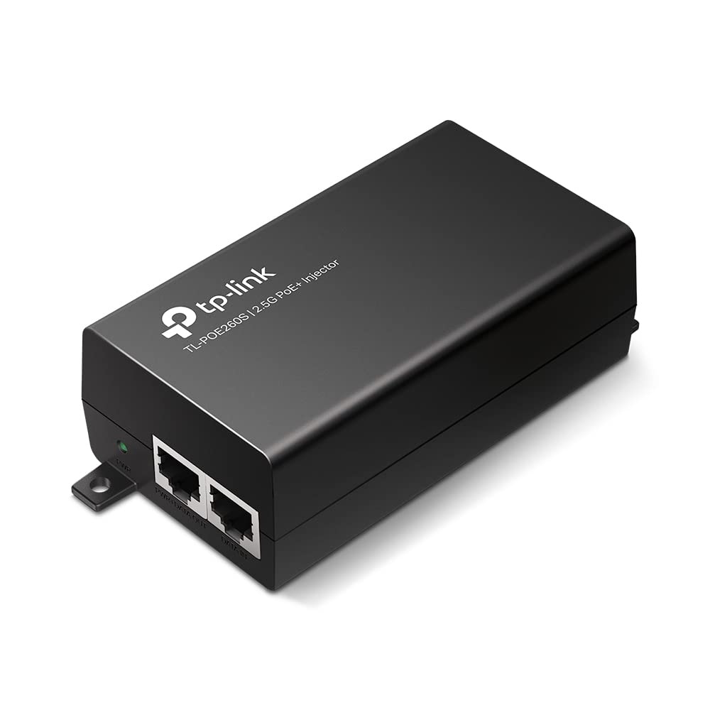 Omada 2.5G PoE+ Injector, Up to 30W, UL Certified (POE260S)