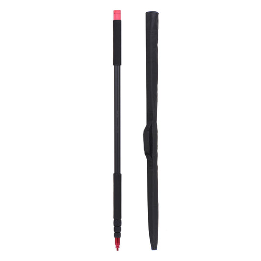 Andoer Telescoping Microphone Boom Pole Aluminum Alloy 4 Sections Stretchable Handheld Microphone Holder Pole Flash Light Boom Sound Recording Grip
