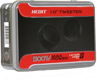 Cerwin Vega XED1T 1" 500W Car Audio Tweeters XED Series (2 Pairs)