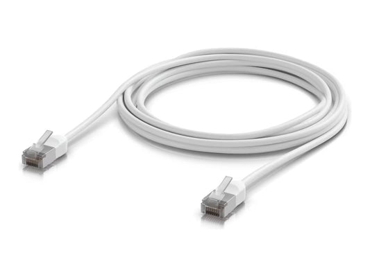 Ubiquiti UACC-CABLE-PATCH-OUTDOOR-C6A-3M-W RJ45 Cable for Outdoor Use 3 m, Ultra Fine (Diameter Metro Exterior 3.3 mm)