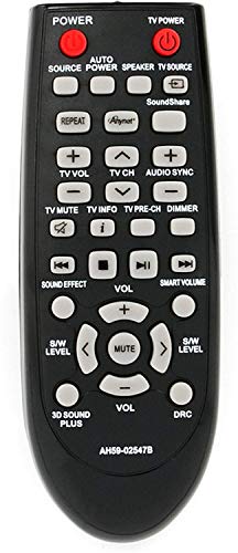 AH59-02547B Remote Control Replaced for Samsung Sound Bar HW-F450 HW-F450ZA HW-FM45 HW-FM45C PS-WF450 HWF450 HWF450ZA HWFM45 HWFM45C PSWF450