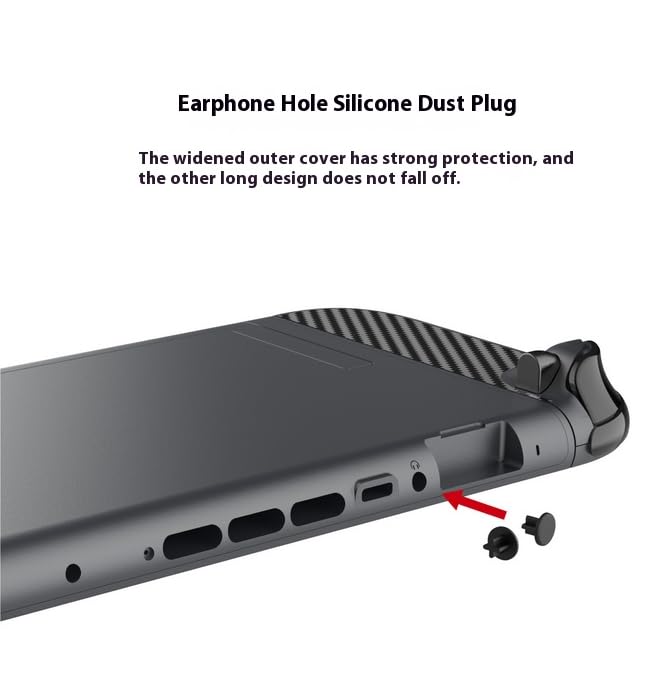 XYYORITRIX Dust Cover for Nintendo Switch 2?[New - 6in1] Protection Kit Type-C Dust Plug Headphone Jack Dust Plug Grip Stickers Silicone Rocker Cap
