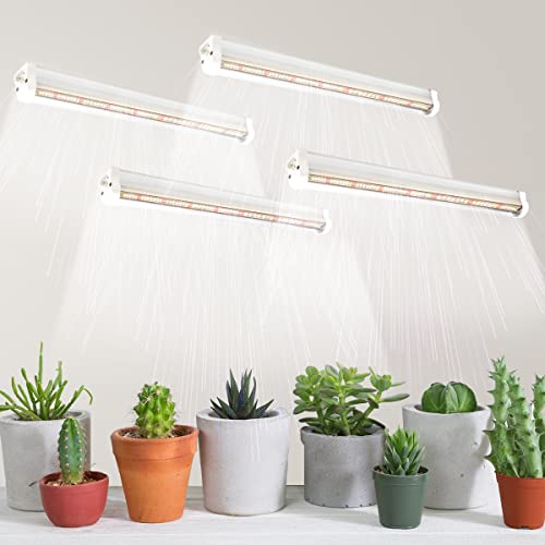 GYTF Plant Grow Light Strips, 204 LED-Bulbs 5000K White Full Spectrum Grow Light Strips for Indoor Plants, Succulents, Seeds Starting, Greenhouse