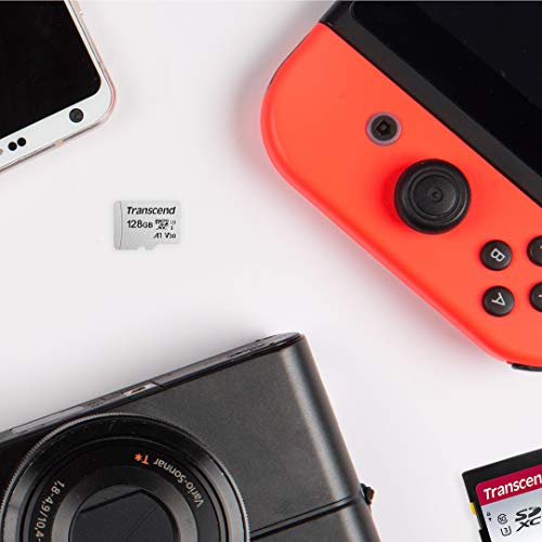 Transcend 4GB microSDHC Micro SD Card C10, Full HD Video Memory Card for Nintendo-Switch/GoPro/Insta360/Surveillance Home Security Camera/Dash