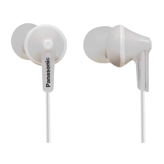 Panasonic Wired Earphones - Wired , White (RP-HJE125-W)