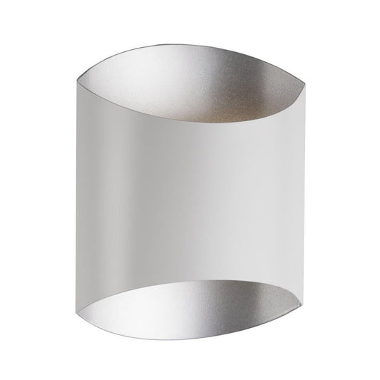 Kuzco Lighting Preston 8" Wall Sconce | White Finish | Steel Shade | Modern Up Down LED Wall Light Fixture | Made of Steel | 8" W x 10" H x 4" E |