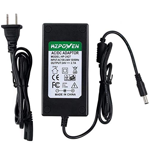 24V AC Adapter Replacement for FUJITSU Image Scanner FI-Series fi-7160 fi-7180 fi-7260 fi-7280 fi-5120C fi-5220 fi-5530C fi-5530C2 fi-6110 fi-6130…