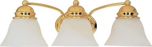Nuvo Lighting 60/350 Transitional Three Light Vanity from Empire Collection in Brass-Polished/Cast Finish
