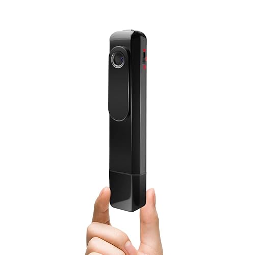 1080P HD Mini Pocket Camera Video Recorder Support Loop Video Recording, Audio-only Recording, 32GB Memory Card Inserted in
