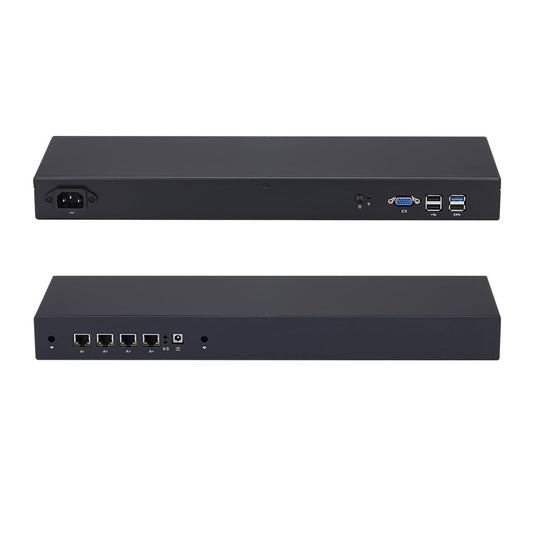 Qotom Router Q190G4 19 Inch Celeron J1900,2.0GHz Quad Core (4GB RAM 32GB SSD) -4xGigabit LAN,Used As A Router/Firewall/Proxy 24/7