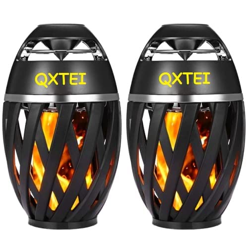 QXTEI Bluetooth 5.0 96-LED Light Flame Speaker for Indoors/Outdoors | Waterproof, Wireless, Portable 4-6 Hours Playtime | Android & iPhone Compatible